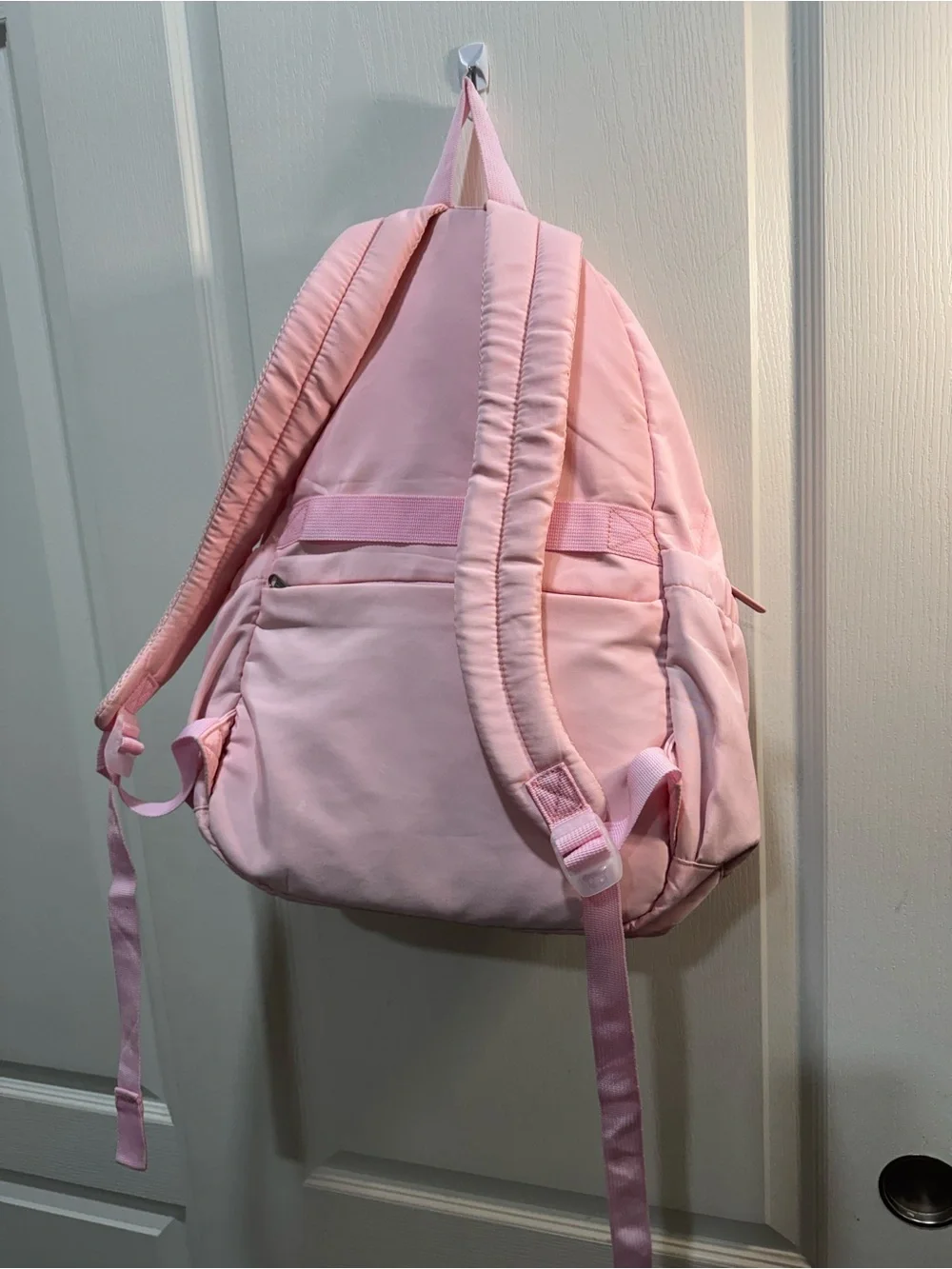 Sun Eight Pink Backpack Multi Pocket School Travel Bag